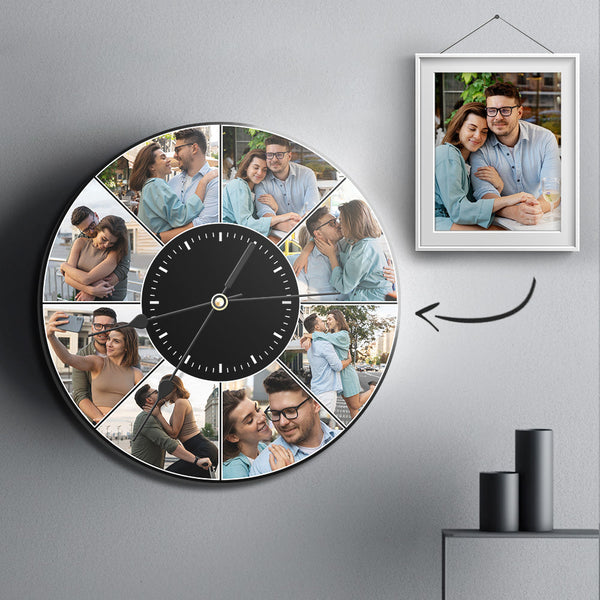Custom Photo Clock Special Gifts Decorate Home Best Gift for Her